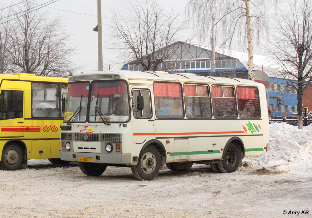 Чувашия, ПАЗ-32054 № 2108