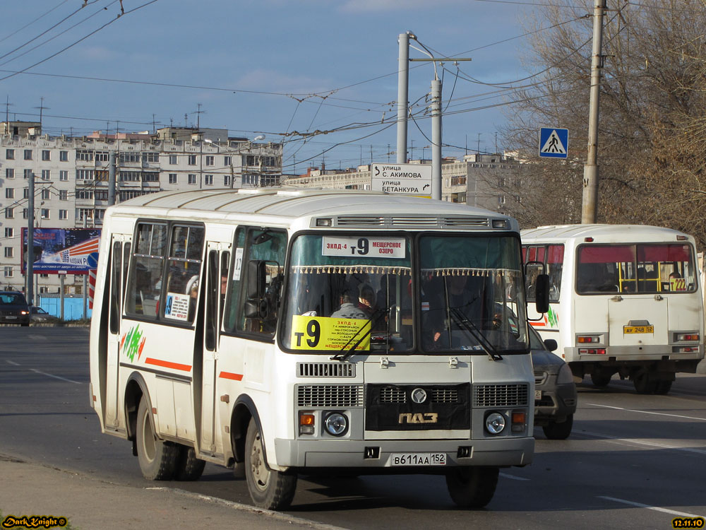 Нижегородская область, ПАЗ-32054 № В 611 АА 152