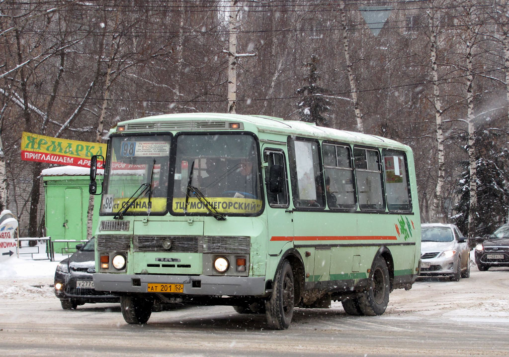 Нижегородская область, ПАЗ-32054-07 № АТ 201 52