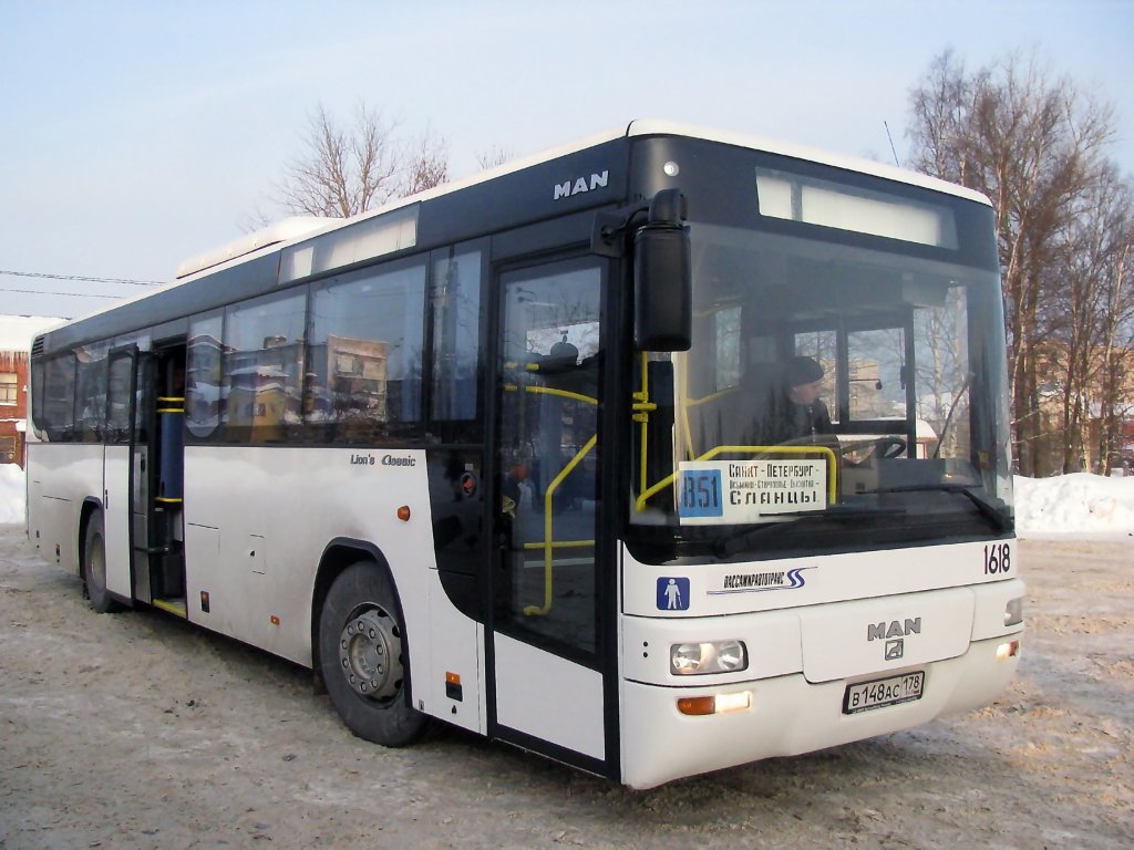 Санкт-Петербург, MAN A72 Lion's Classic SÜ283 № 1618