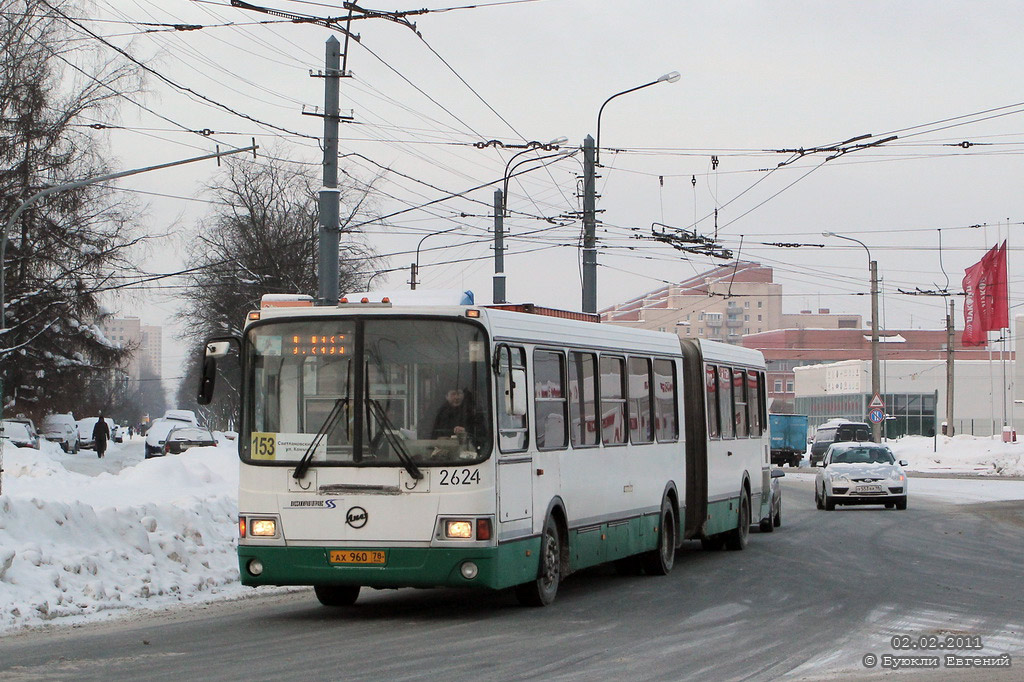 Санкт-Петербург, ЛиАЗ-6212.00 № 2624