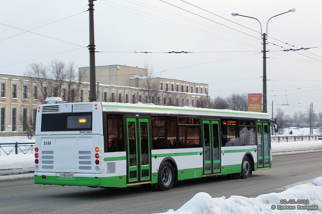 Санкт-Петербург, ЛиАЗ-5292.20 № 5104