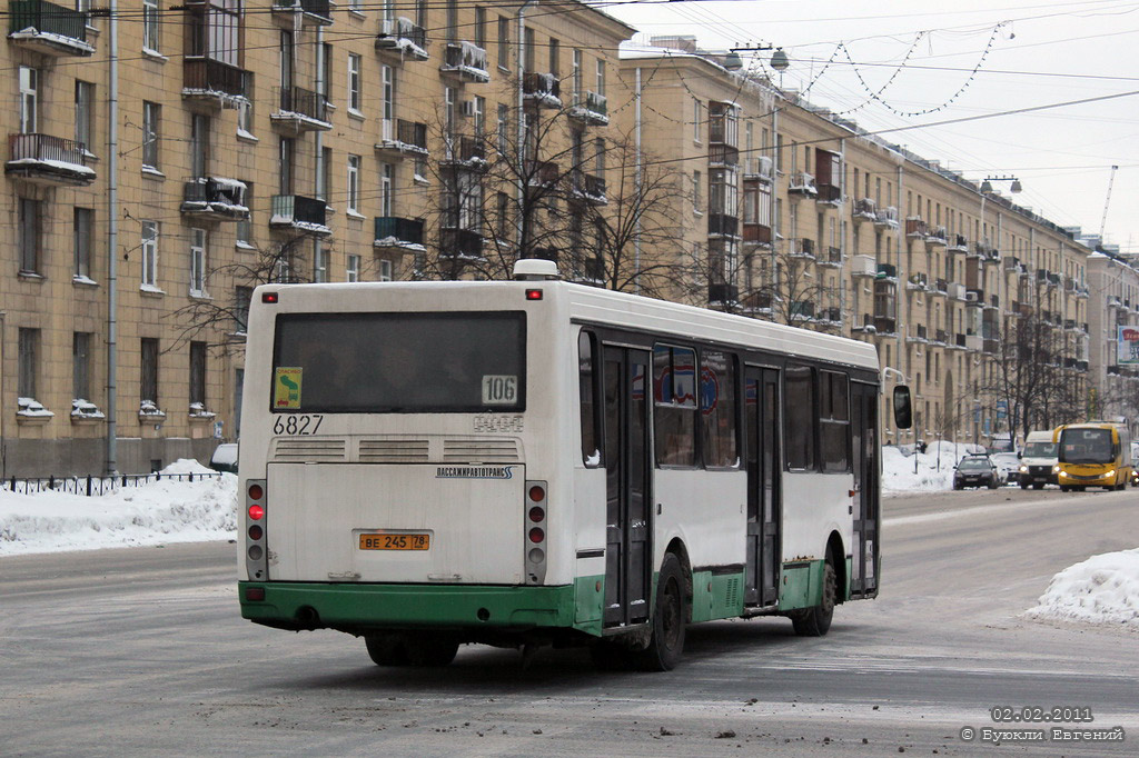 Санкт-Петербург, ЛиАЗ-5256.25 № 6827