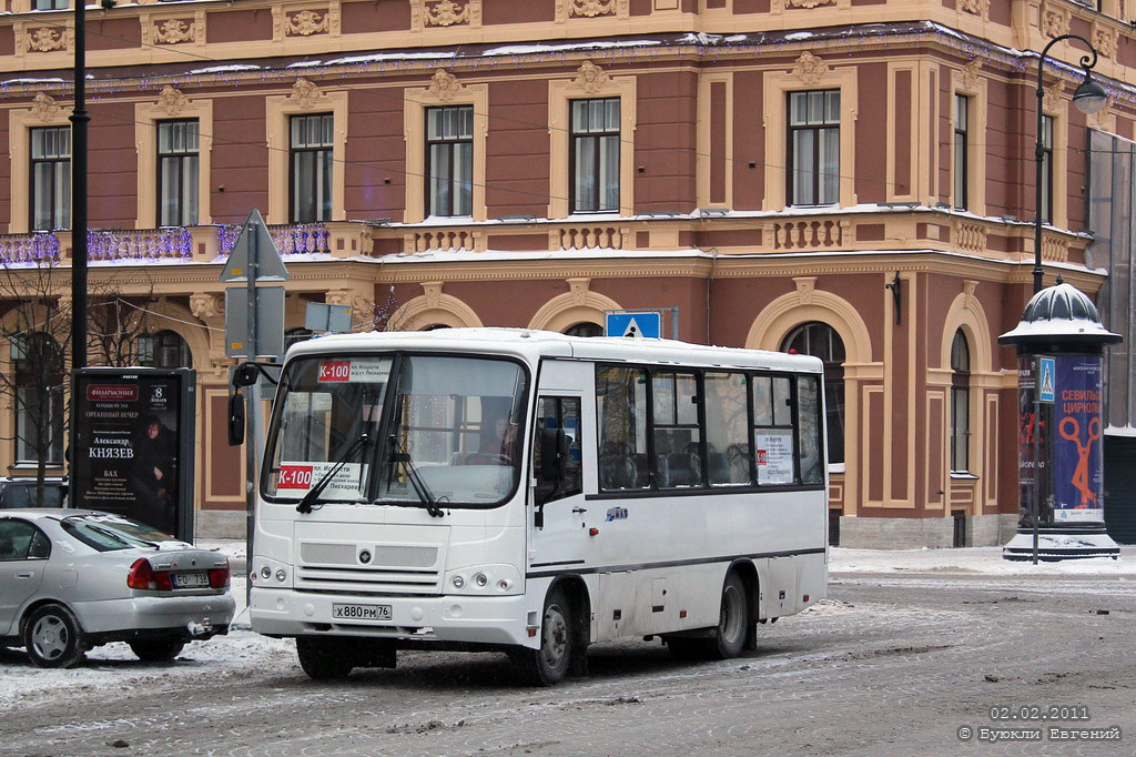 Санкт-Петербург, ПАЗ-320402-03 № Х 880 РМ 76