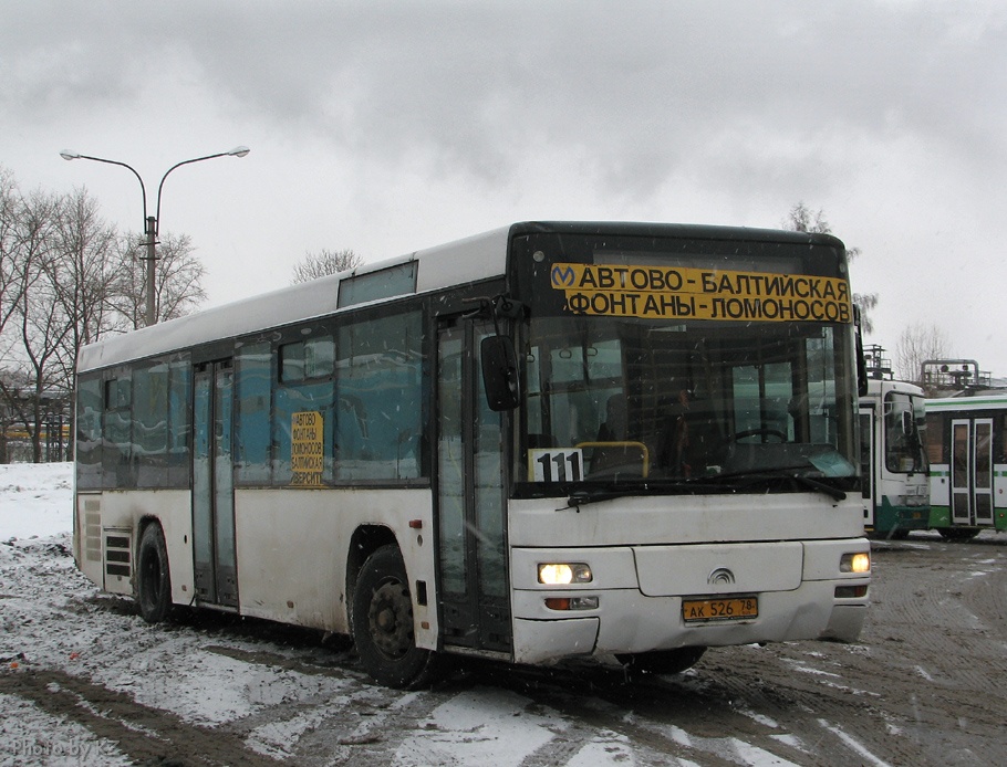 Санкт-Петербург, Yutong ZK6118HGA № АК 526 78