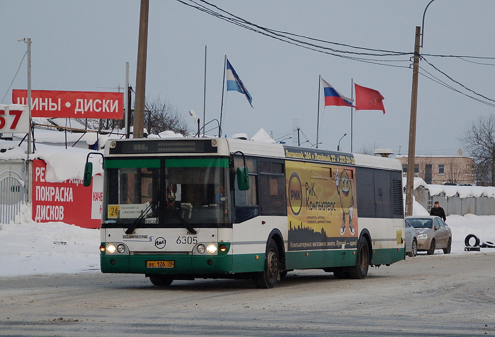 Санкт-Петербург, ЛиАЗ-5292.20 № 6305