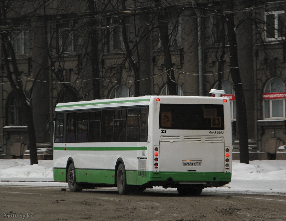 Санкт-Петербург, ЛиАЗ-5293.53 № 321