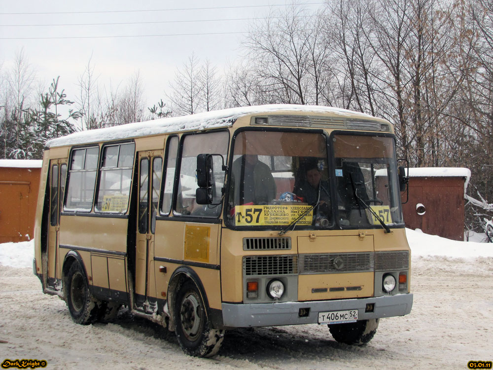 Нижегородская область, ПАЗ-32054 № Т 406 МС 52