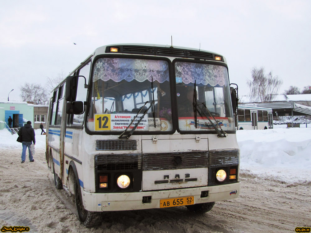 Нижегородская область, ПАЗ-32054 № АВ 655 52