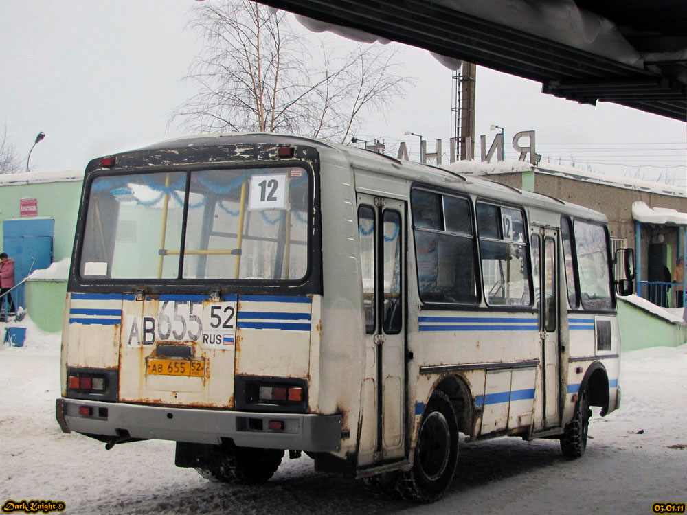 Нижегородская область, ПАЗ-32054 № АВ 655 52