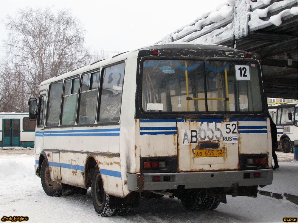 Нижегородская область, ПАЗ-32054 № АВ 655 52