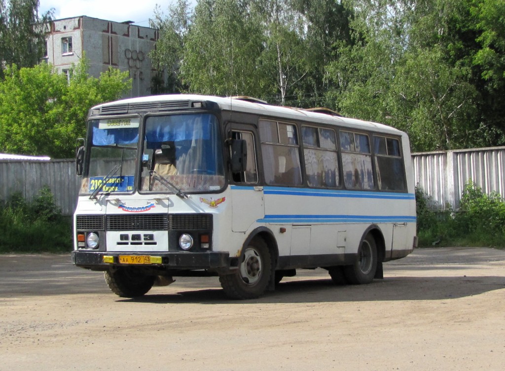 Кировская область, ПАЗ-3205-110 № АА 912 43