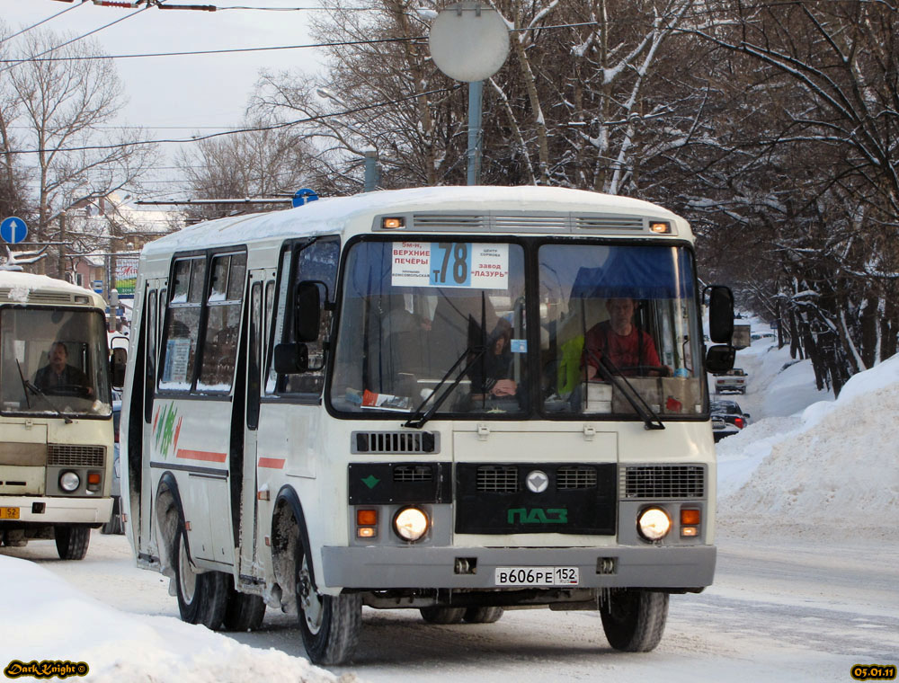 Нижегородская область, ПАЗ-32054 № В 606 РЕ 152