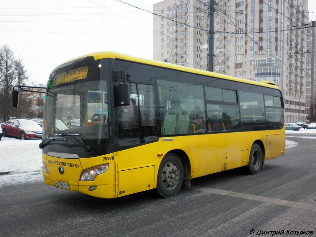 Санкт-Петербург, Yutong ZK6852HG № В 278 АР 178