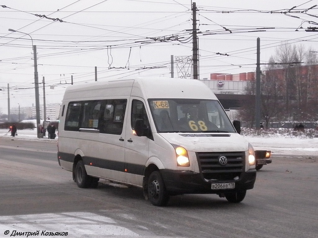 Санкт-Петербург, БТД-2219 (Volkswagen Crafter) № В 206 ВВ 178