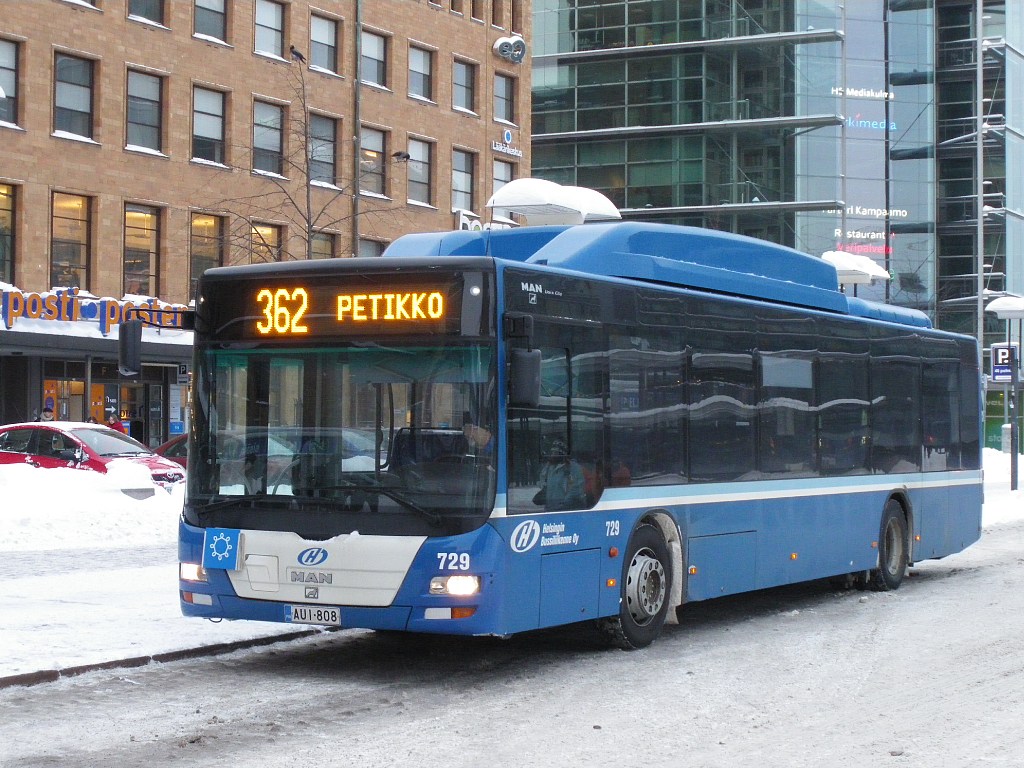 Финляндия, MAN A21 Lion's City NL243 CNG № 729