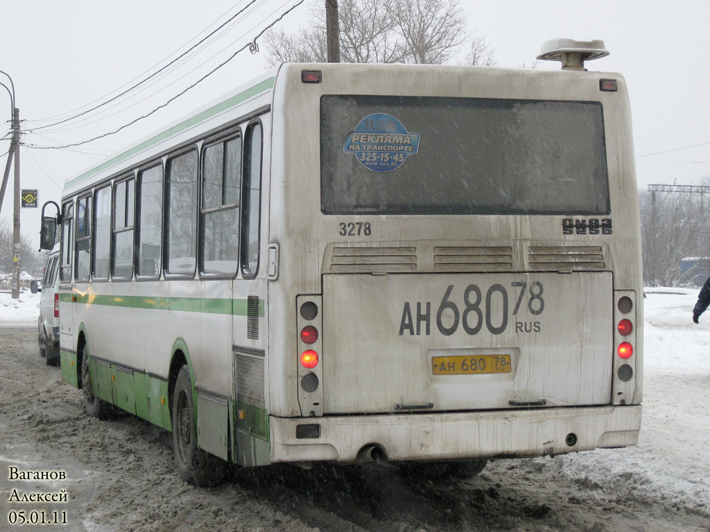 Санкт-Петербург, ЛиАЗ-5256.25 № 3278