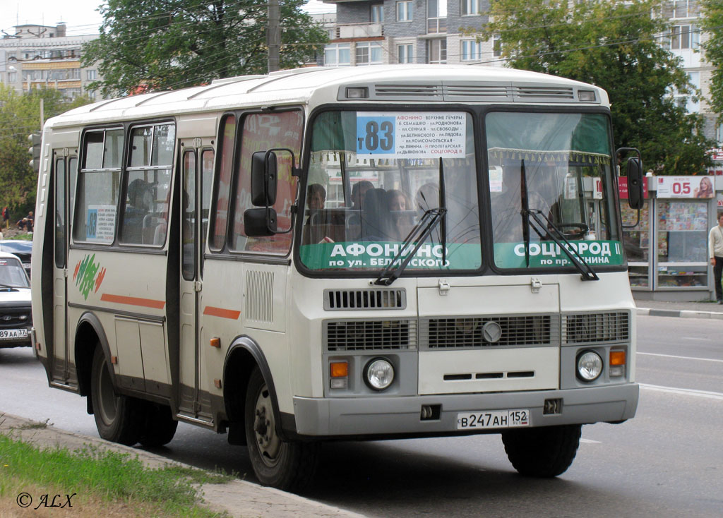 Нижегородская область, ПАЗ-32054 № В 247 АН 152