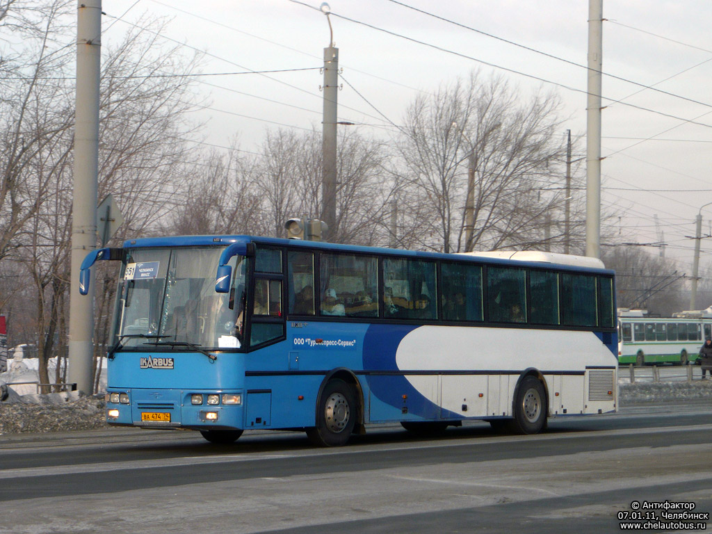 Челябинская область, Ikarbus IK-301 № ВА 474 74 — Фото — Автобусный  транспорт