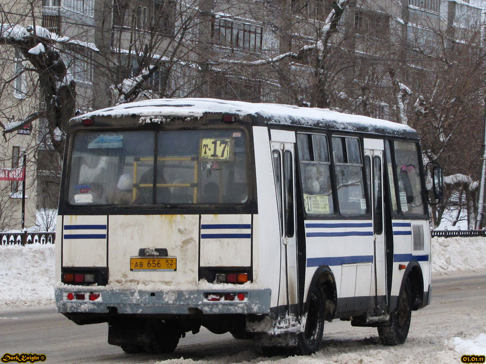 Нижегородская область, ПАЗ-32054 № АВ 656 52