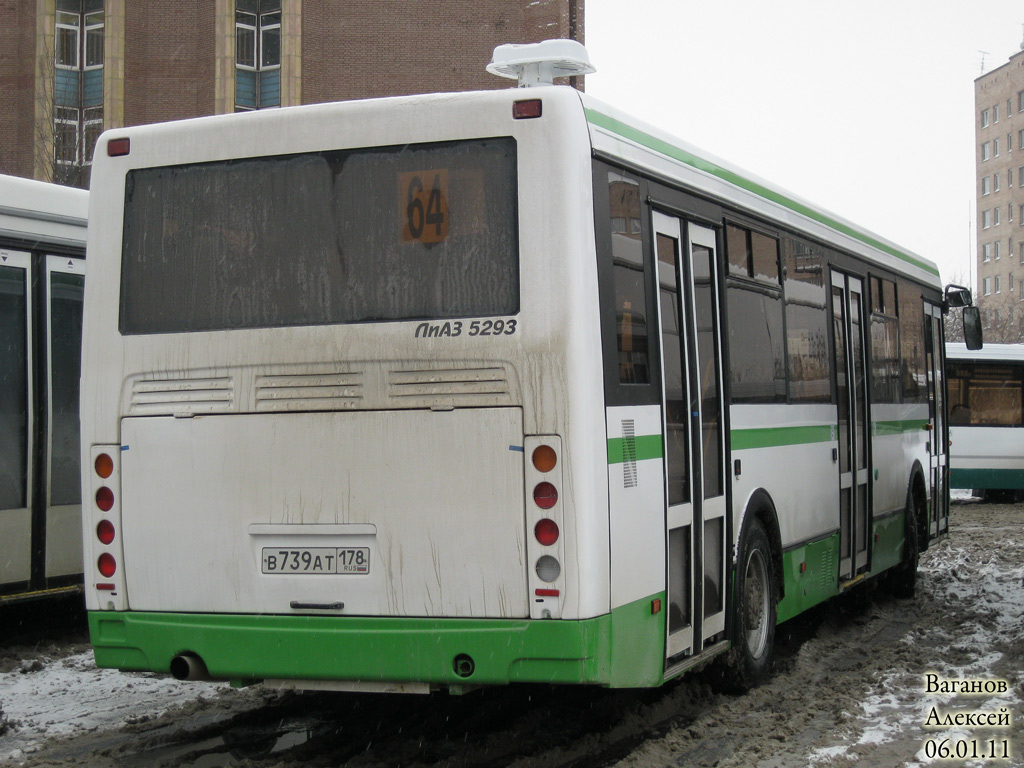 Санкт-Петербург, ЛиАЗ-5293.53 № В 739 АТ 178