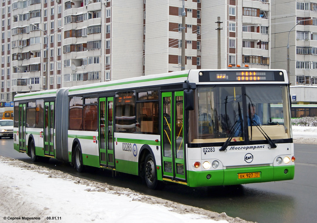 Москва, ЛиАЗ-6213.20 № 02283