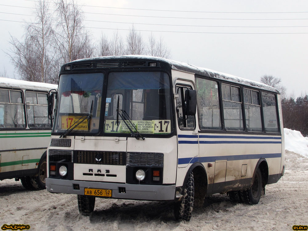 Нижегородская область, ПАЗ-32054 № АВ 656 52