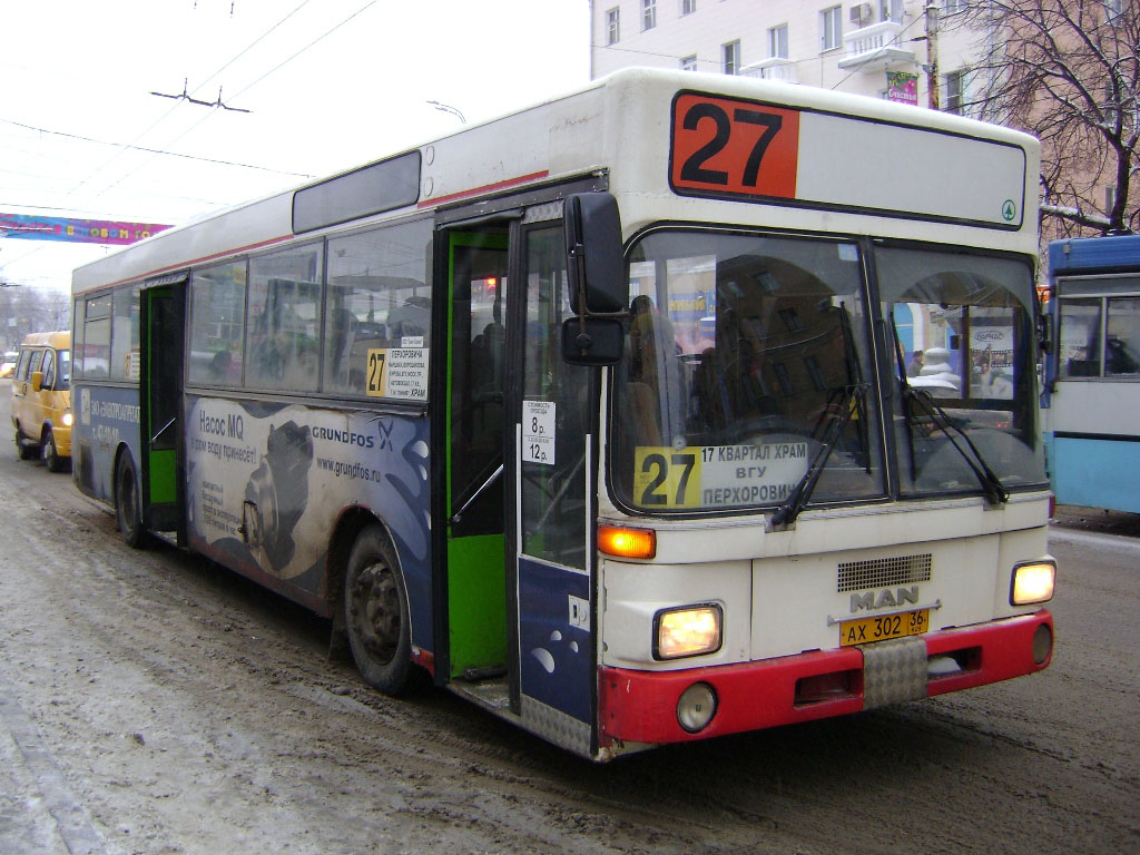 Воронежская область, MAN 791 SL202 № АХ 302 36