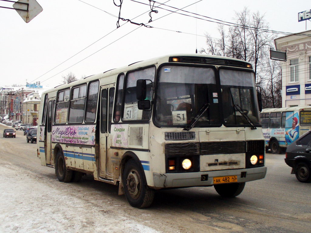 Кировская область, ПАЗ-4234 № АК 482 43