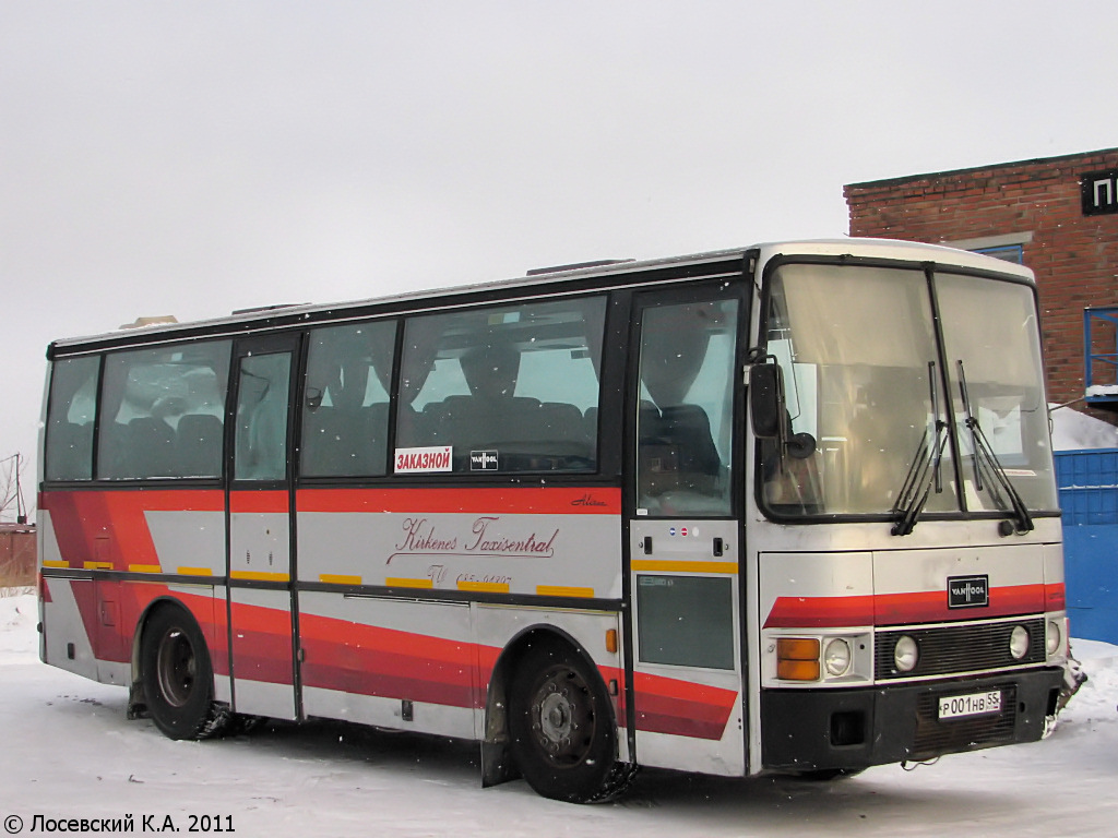 Омская область, Van Hool T8 Alizée 310 № Р 001 НВ 55