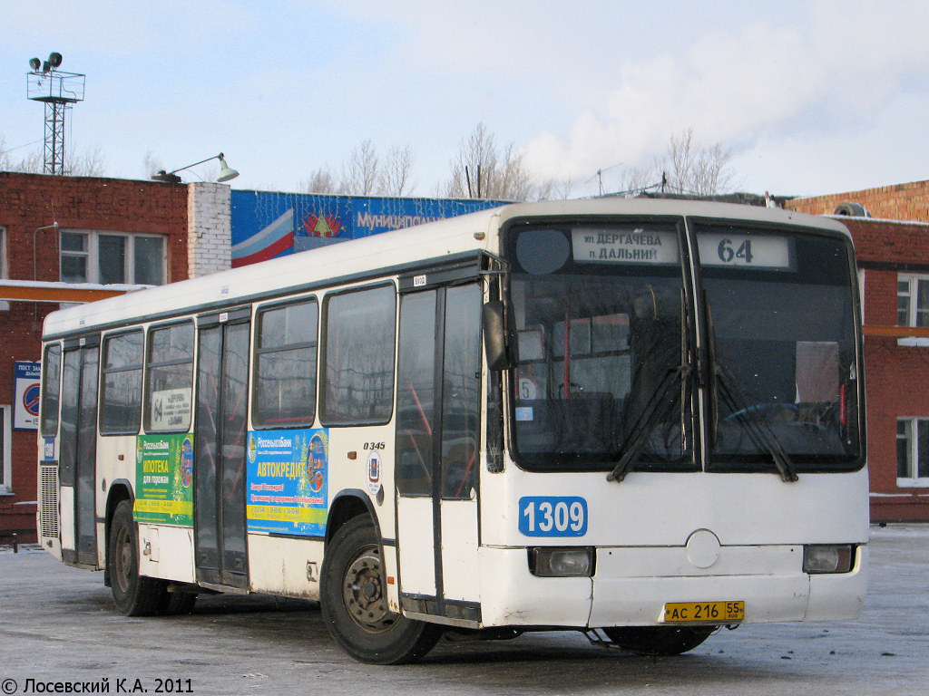 Omsk region, Mercedes-Benz O345 # 1309