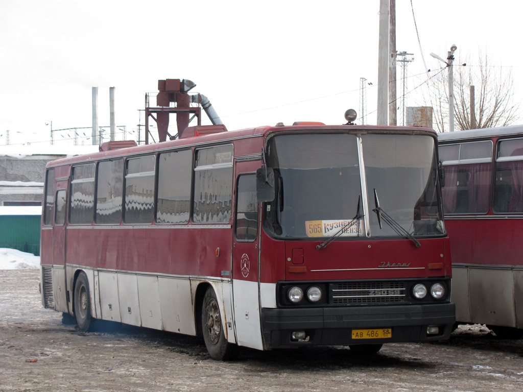 Penza region, Ikarus 250 № АВ 486 58