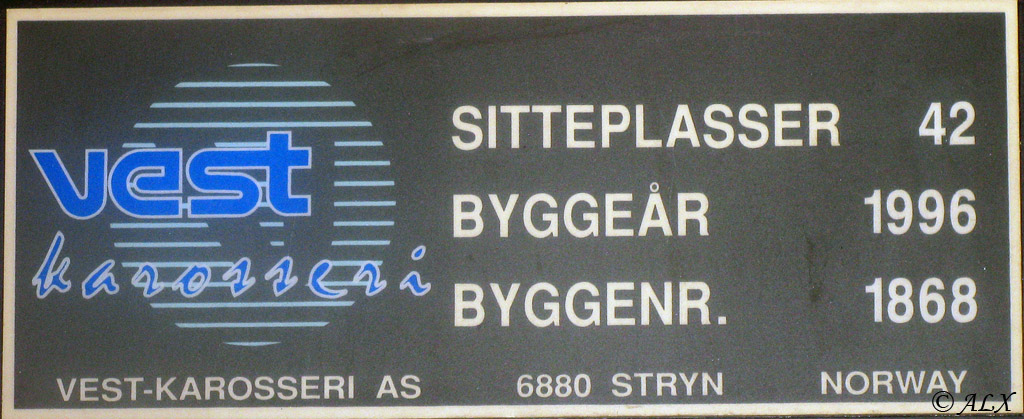 Obwód woroneski, Vest Liner 320 Nr ВВ 574 36