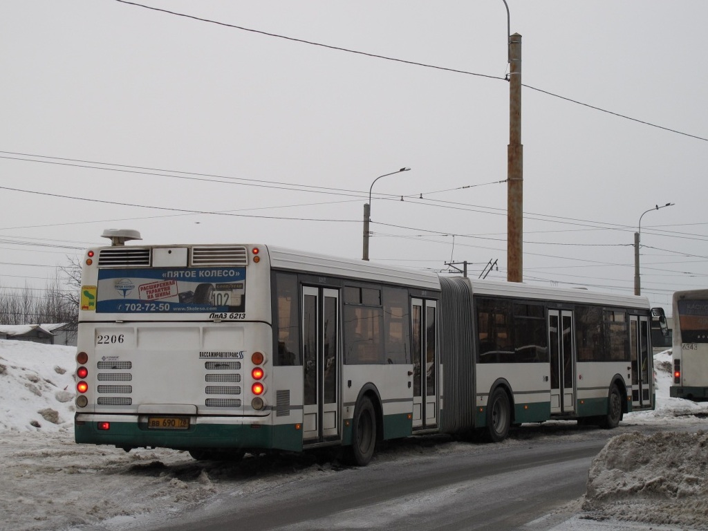 Санкт-Петербург, ЛиАЗ-6213.20 № 2206