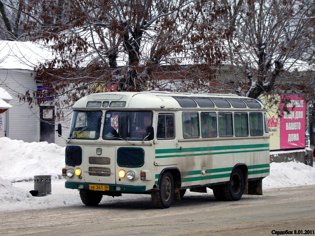 Penza region, PAZ-672M č. АВ 261 58 — Foto — Autobusová doprava