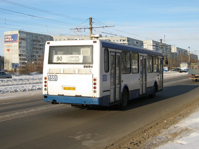 Omsk region, LiAZ-5256.45 č. 1551