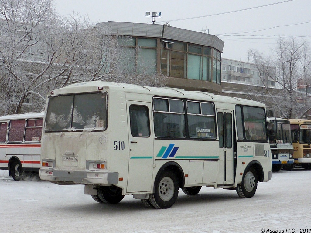 Омская область, ПАЗ-32053 № 510