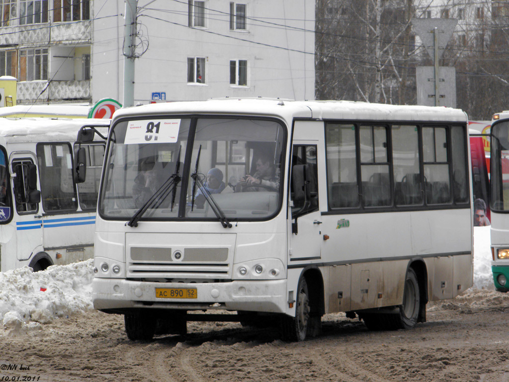 Нижегородская область, ПАЗ-320402-03 № АС 890 52