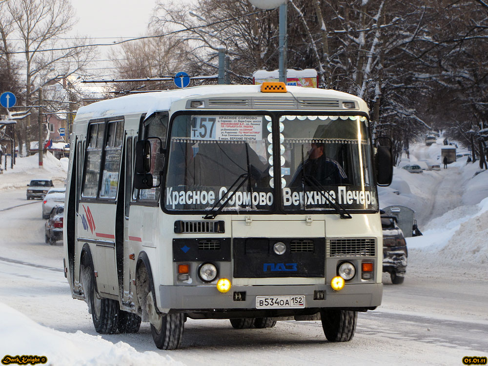 Нижегородская область, ПАЗ-32054 № В 534 ОА 152