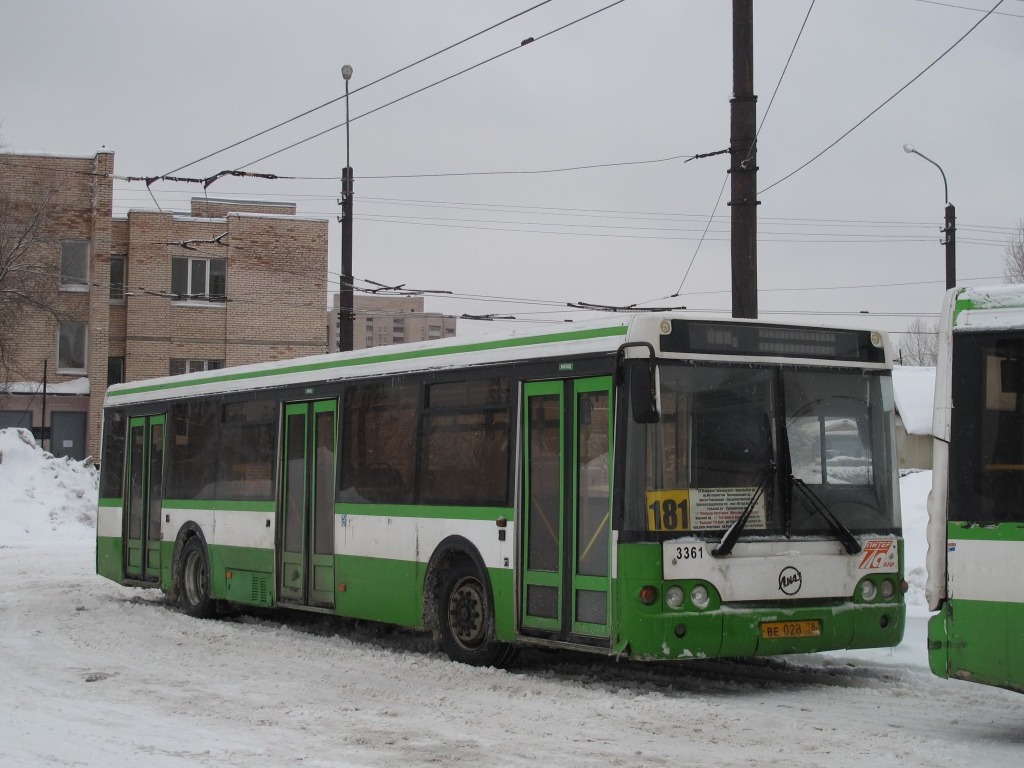 Санкт-Петербург, ЛиАЗ-5292.20 № 3361