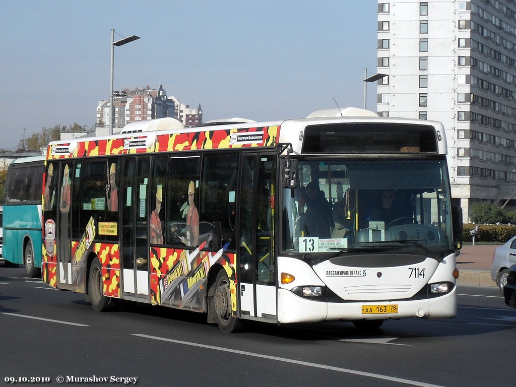 Санкт-Петербург, Scania OmniLink I (Скания-Питер) № 7114