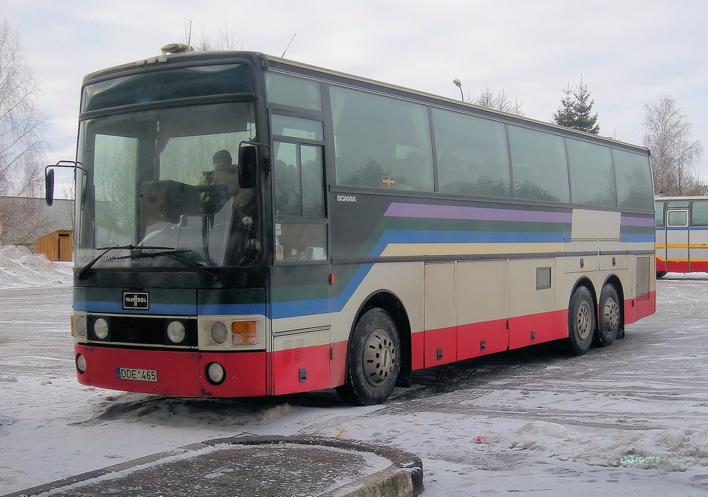 Литва, Van Hool T8 Alizée 360 № DDE 465