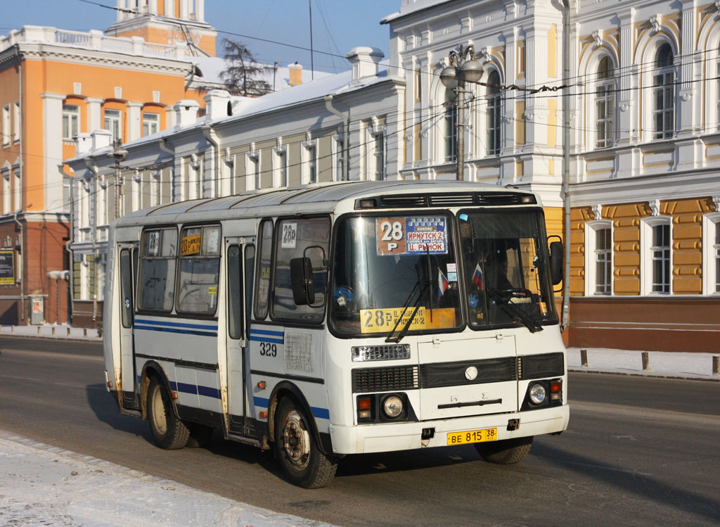 Иркутская область, ПАЗ-32054 № 329