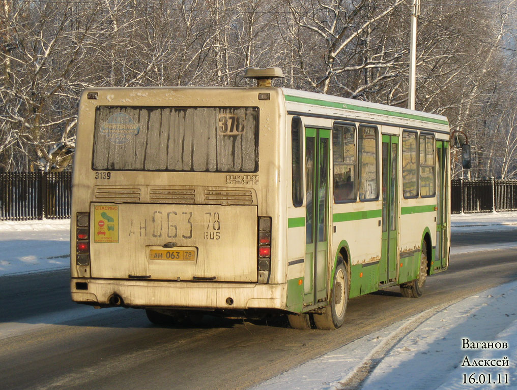 Санкт-Петербург, ЛиАЗ-5256.25 № 3139