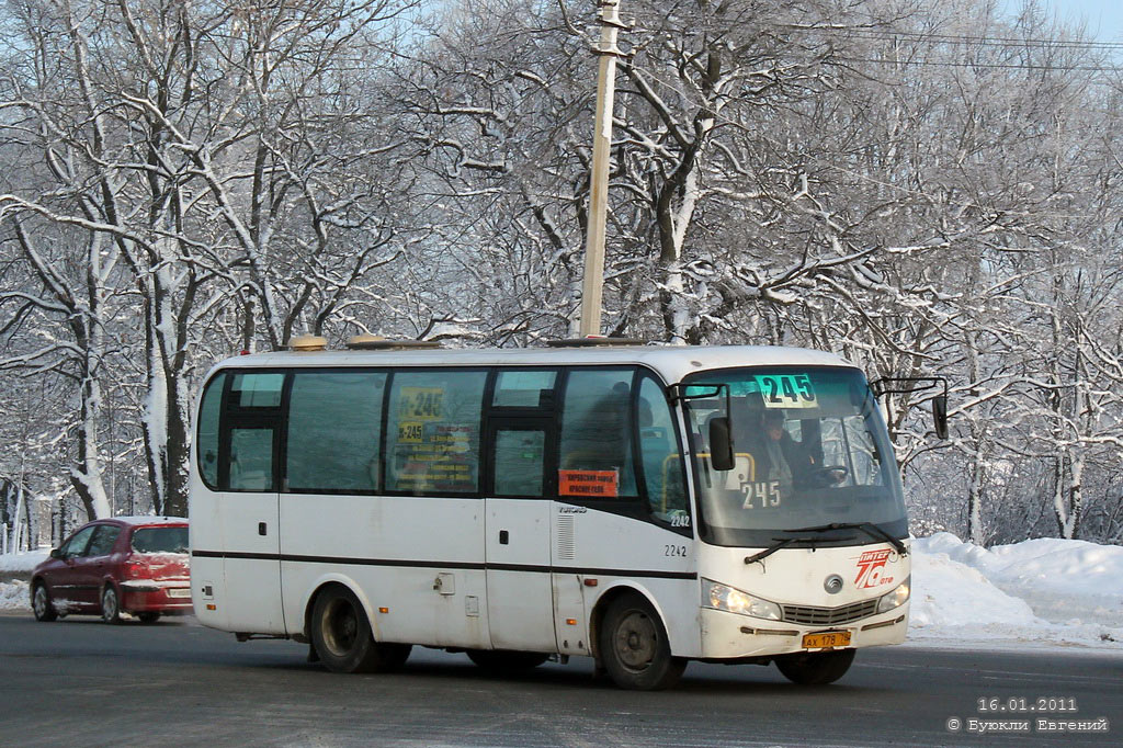 Санкт-Петербург, Yutong ZK6737D № 2242