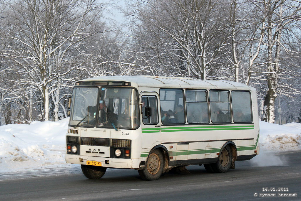 Ленинградская область, ПАЗ-32054 № 04161