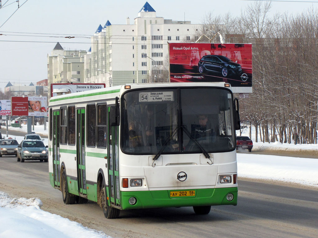 Пензенская область, ЛиАЗ-5256.46 № АУ 202 58