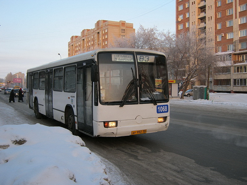 Омская область, Mercedes-Benz O345 № 1068