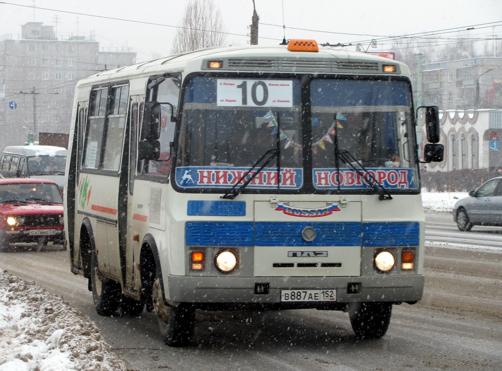 Нижегородская область, ПАЗ-32054 № В 887 АЕ 152