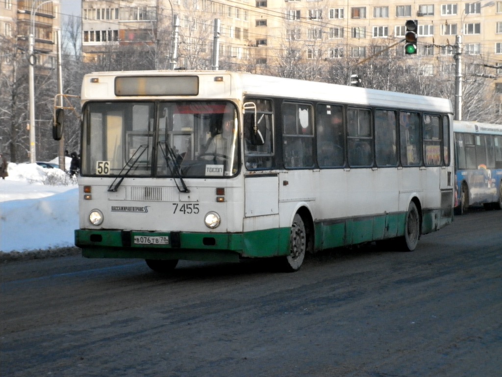 Санкт-Петербург, ЛиАЗ-5256.25 № 7455